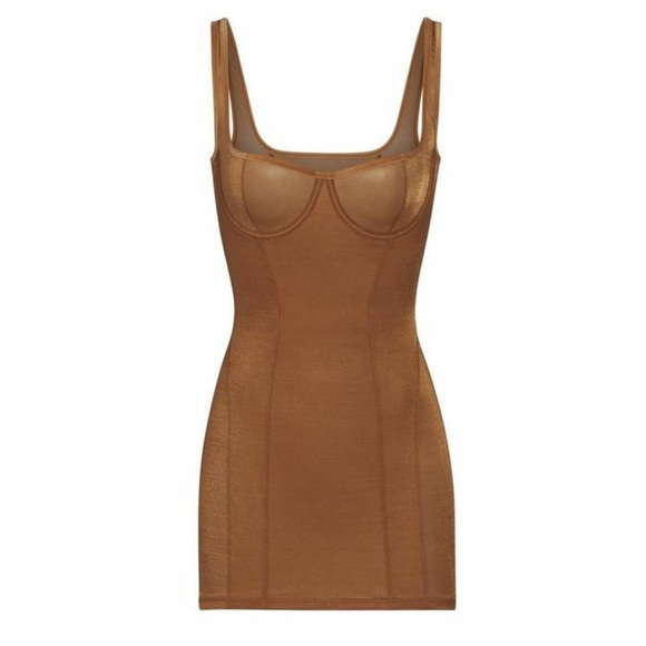 SKIMS Dresses & Skirts - Skims Glissenette Corset Dress